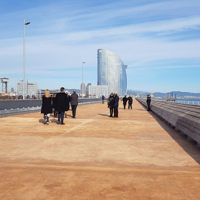 Trencacones al port de Barcelona